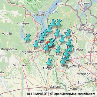 Mappa Via Trento, 28053 Castelletto sopra Ticino NO, Italia (10.5555)