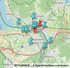 Mappa Via Trento, 28053 Castelletto sopra Ticino NO, Italia (1.25333)