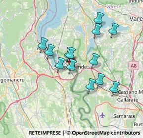 Mappa Via Trento, 28053 Castelletto sopra Ticino NO, Italia (6.05615)