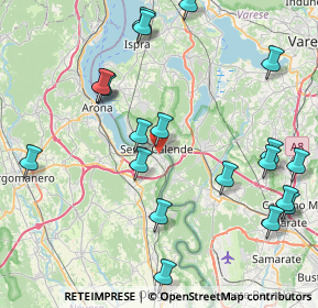 Mappa Via Trento, 28053 Castelletto sopra Ticino NO, Italia (9.6845)