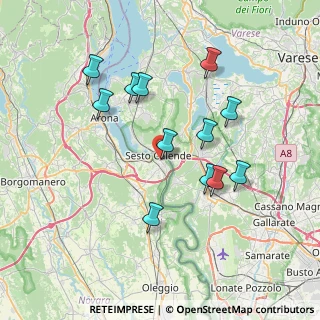 Mappa Via Trento, 28053 Castelletto sopra Ticino NO, Italia (6.98)