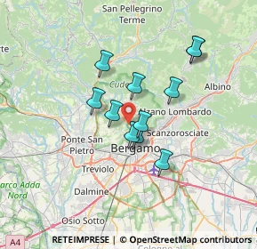 Mappa Via Samuele Biava, 24123 Bergamo BG, Italia (5.27455)