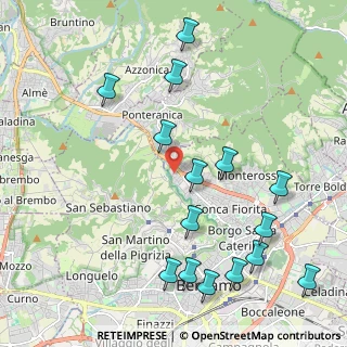Mappa Via Samuele Biava, 24123 Bergamo BG, Italia (2.444)