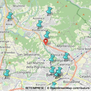 Mappa Via Samuele Biava, 24123 Bergamo BG, Italia (2.905)