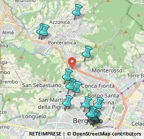 Mappa Via Samuele Biava, 24123 Bergamo BG, Italia (2.36688)