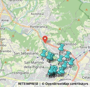 Mappa Via Samuele Biava, 24123 Bergamo BG, Italia (2.48778)