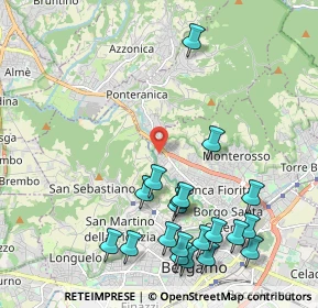 Mappa Via Samuele Biava, 24123 Bergamo BG, Italia (2.4395)