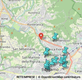 Mappa Via Samuele Biava, 24123 Bergamo BG, Italia (2.56917)