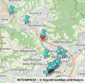 Mappa Via Samuele Biava, 24123 Bergamo BG, Italia (2.50533)