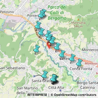 Mappa Via Samuele Biava, 24123 Bergamo BG, Italia (1.011)