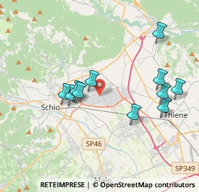 Mappa Via Lago di Lugano, 36015 Schio VI, Italia (3.62091)