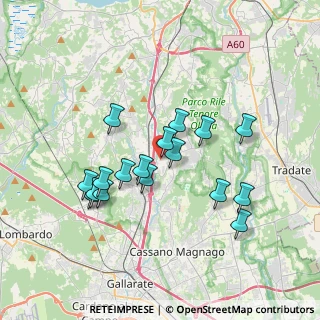 Mappa Via Agnelli, 21048 Solbiate Arno VA, Italia (3.26176)