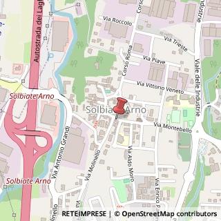 Mappa Via Giacomo Matteotti, 60, 21048 Solbiate Arno, Varese (Lombardia)