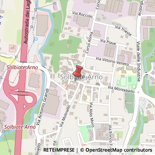 Mappa Via Silvio Pellico, 71, 21048 Solbiate Arno, Varese (Lombardia)