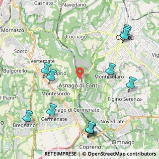 Mappa Via Duzioni, 22063 Cantù CO, Italia (2.76083)