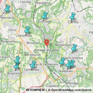 Mappa Via Duzioni, 22063 Cantù CO, Italia (2.96273)