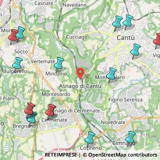 Mappa Via Duzioni, 22063 Cantù CO, Italia (3.29625)