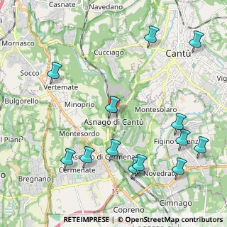 Mappa Via Duzioni, 22063 Cantù CO, Italia (2.60308)