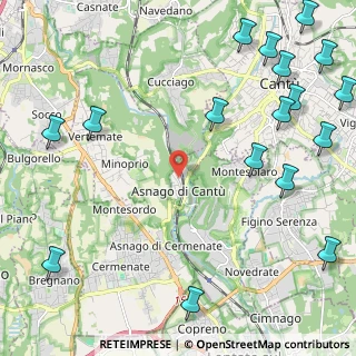 Mappa Via Duzioni, 22063 Cantù CO, Italia (3.20765)