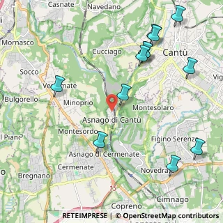 Mappa Via Duzioni, 22063 Cantù CO, Italia (2.55333)