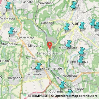 Mappa Via Duzioni, 22063 Cantù CO, Italia (3.32846)