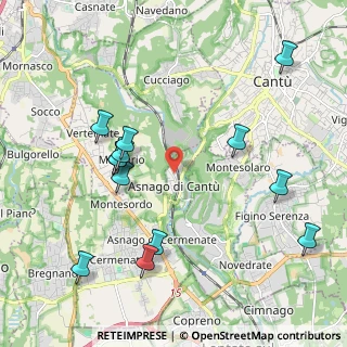 Mappa Via Duzioni, 22063 Cantù CO, Italia (2.25692)