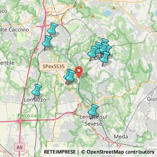Mappa Via Duzioni, 22063 Cantù CO, Italia (3.435)
