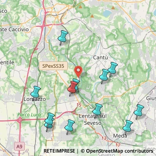 Mappa Via Duzioni, 22063 Cantù CO, Italia (5.03833)