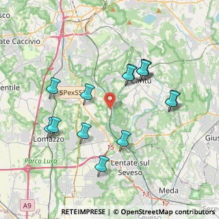 Mappa Via Duzioni, 22063 Cantù CO, Italia (3.79571)
