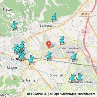 Mappa Via Friuli, 36015 Schio VI, Italia (2.62286)