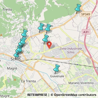 Mappa Via Friuli, 36015 Schio VI, Italia (2.33818)