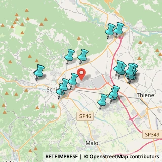 Mappa Via Friuli, 36015 Schio VI, Italia (3.98158)