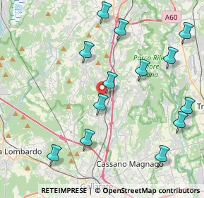 Mappa Via Alcide de Gasperi, 21041 Albizzate VA, Italia (4.66615)