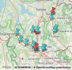 Mappa Via Alcide de Gasperi, 21041 Albizzate VA, Italia (6.904)