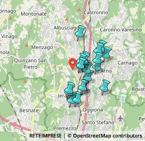 Mappa Via Alcide de Gasperi, 21041 Albizzate VA, Italia (1.219)