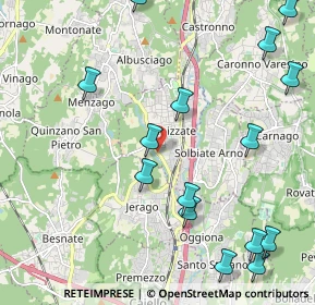 Mappa Via Alcide de Gasperi, 21041 Albizzate VA, Italia (2.64667)
