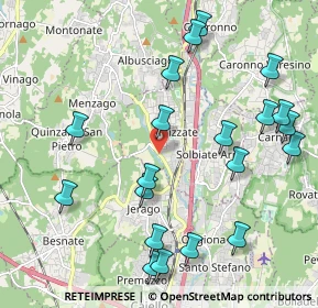 Mappa Via Alcide de Gasperi, 21041 Albizzate VA, Italia (2.3695)