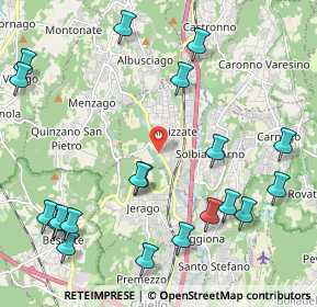 Mappa Via Alcide de Gasperi, 21041 Albizzate VA, Italia (2.677)