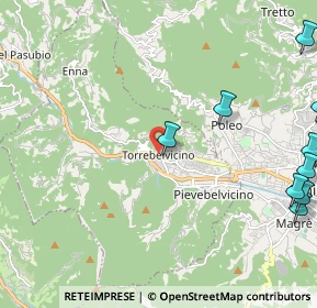 Mappa Piazza Cavalieri di Vittorio Veneto, 36036 Torrebelvicino VI, Italia (3.25182)