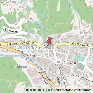 Mappa Via A. Rossi, 14, 36036 Torrebelvicino, Vicenza (Veneto)