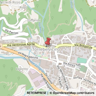 Mappa Via A. Rossi, 28, 36036 Torrebelvicino, Vicenza (Veneto)