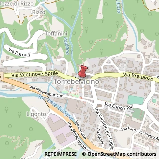 Mappa Via A. Rossi, 15, 36036 Torrebelvicino, Vicenza (Veneto)