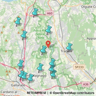 Mappa Via Cascina Baraggia, 21050 Castelseprio VA, Italia (5.16)