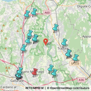 Mappa Via Cascina Baraggia, 21050 Castelseprio VA, Italia (5.4505)