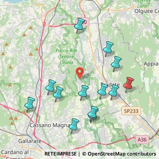 Mappa Via Cascina Baraggia, 21050 Castelseprio VA, Italia (4.35308)
