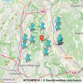 Mappa Via Cascina Baraggia, 21050 Castelseprio VA, Italia (3.42538)