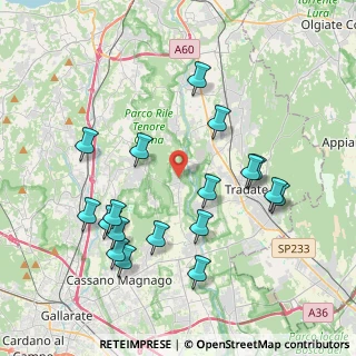 Mappa Via Cascina Baraggia, 21050 Castelseprio VA, Italia (4.12944)