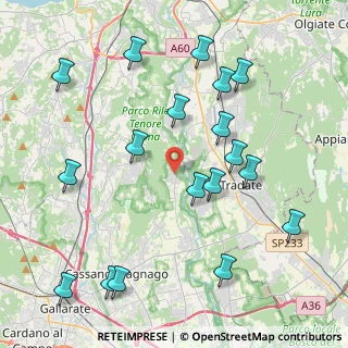 Mappa Via Cascina Baraggia, 21050 Castelseprio VA, Italia (4.70667)