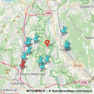 Mappa Via Cascina Baraggia, 21050 Castelseprio VA, Italia (3.91167)