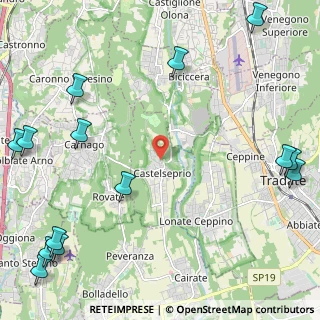 Mappa Via Cascina Baraggia, 21050 Castelseprio VA, Italia (3.39786)